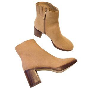 J. Crew Factory Suede Platform Boot in Sienna